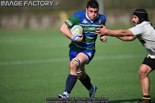 2022-03-20 Amatori Union Rugby Milano-Rugby CUS Milano Serie B 3093